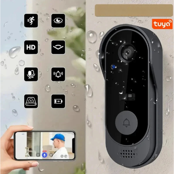 Campainha com Câmara sem Fios