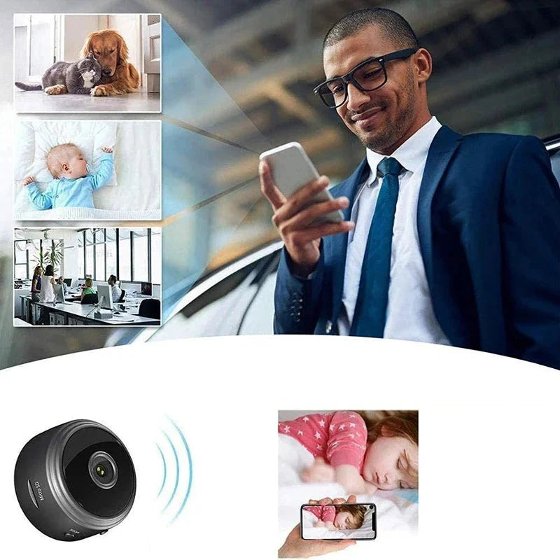 Mini Câmara de Segurança sem Fio