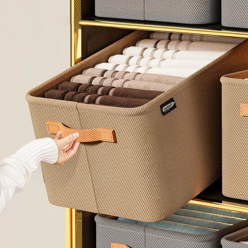 Organizador de Roupa, Toalhas e Cobertas
